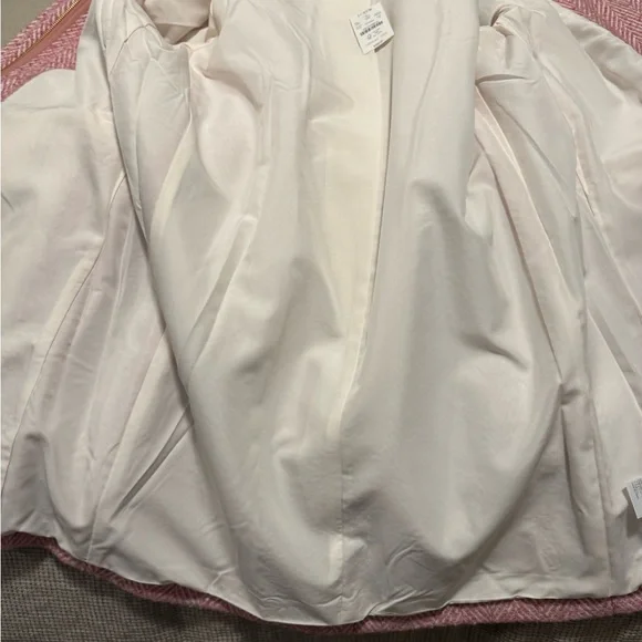 J. Crew Pink Herringbone Wool Blend Pea Coat - Picture 10 of 10